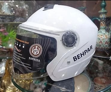 sud ceni: Motosiklet dəbilqələri 29-azn BEHPAR (açıq vizorlu) və qara tam üzlü — 5