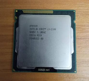 Процессор Intel Core i3 Intel core i3, 3-4 ГГц, 2 ядер, Б/у