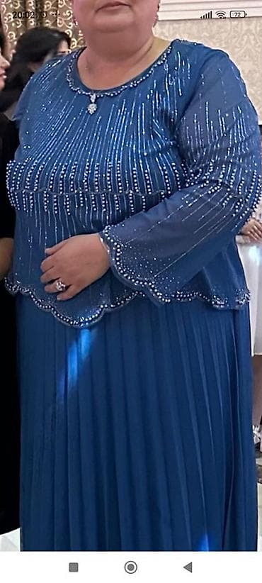 Ziyafət geyimi.1defe oglumun toyuna geyinmirem Razmer 52/54 (110kq — 2