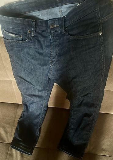 HUGO BOSS kişi cins şalvarı 100% original ideal vaziyatda olcu S - — 1