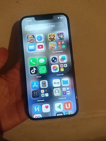 iphone 12 mini 128: IPhone 13, 128 GB, Midnight, Zəmanət, Barmaq izi, Face ID — 1