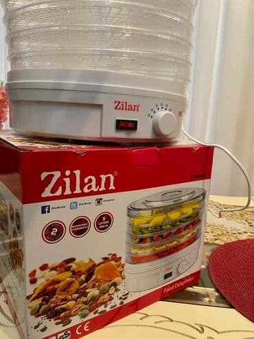 Meyvə və tərəvəz qurudan aparat Zilan, 5 bölməli lalafo.az -da Meyvə və tərəvəz qurudan aparat Zilan, 5 bölməli