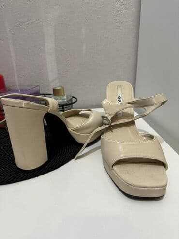 Botinka və botilyonlar: Zara, Ölçü: 38, rəng - Bej, Yeni — 2