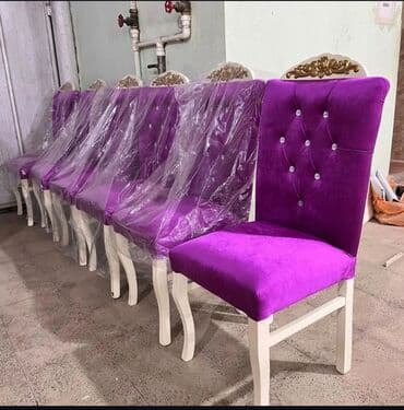 oturacaglar: Qonaq otağı üçün, Yeni, Qatlanan, rəng - Ağ Stul — 1