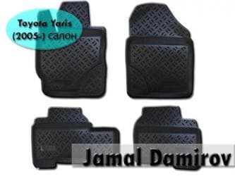 changan benni mini: Toyota yaris (2005-) üçün ayaqaltılar. Коврики для toyota yaris — 1