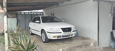 i̇ran: İran Khodro Samand sedan - Kuzov: ağ rəng, 4 qapı, sedandır - Nömrə — 8