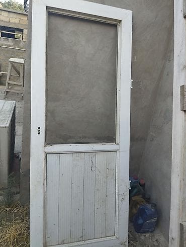 bağ üçün işıq: PVC qapılar – 2 ədəd Təsvir: - Material: Ağ rəngli PVC/profil karkas — 1