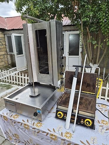 Оборудование для бизнеса: Doner/kabab avadanlığı dəsti - REMTA markalı şaquli dönər ocağı — 4