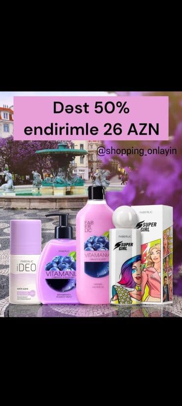 zerif cay detox: 50% Endirim Bayrama Özəl Kampaniya 380 ml Duş Geli Qarağatlı 300 ml — 1