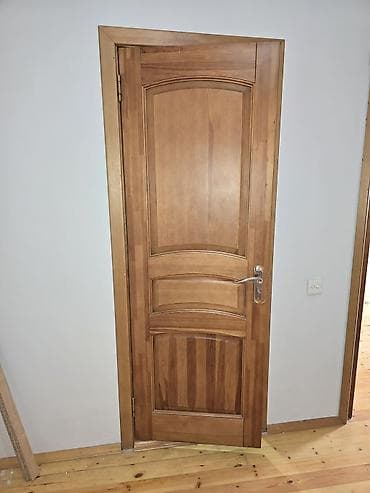taxta gapilar: Taxta otaq qapıları – klassik dizayn - Material: tam ağac (təbii — 1