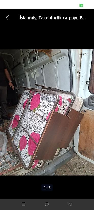 Sifarişlə əl işləri: Qatlanan çarpayı matrasli bir nəfərlik heç bir problemi yoxdu — 2