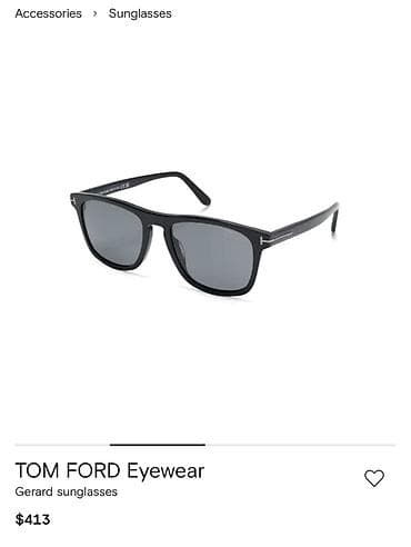 Eynəklər: Gün eynəyi, Tom Ford, Yeni — 1