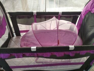 uşaq ucun manej: Uşaq üçün qatlanan beşik/yarım beşik tipli portativ maneyş — 1