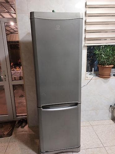 indesit: İşlənmiş 2 qapılı Indesit Soyuducu Satılır, rəng - Gümüşü — 3