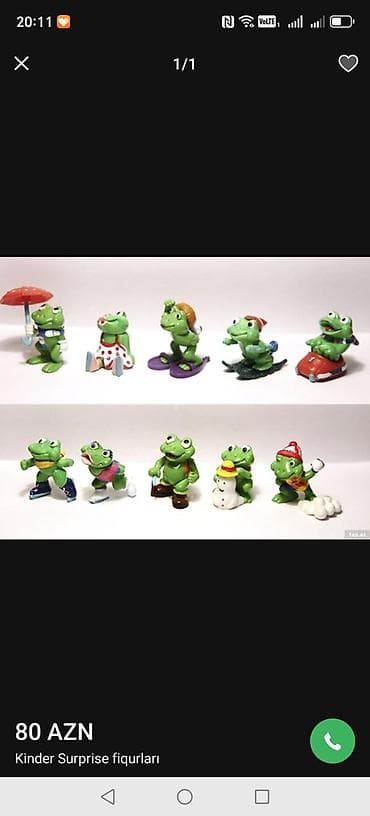 oyuncaq furqonlar: Kinder Surpriz 1992 ci illərin oyuncağları tam ideal veziyətdə tam set — 1