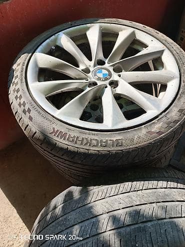 aksesuarlar avto: BMW orijinal üslubda yüngül lehimli disk və BLACKHAWK şin dəsti - — 2
