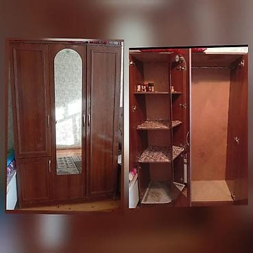 kreditle dolab: Endirim edildi❌ Dolab 60 azn Dolabin icinde 4 polkasi ve genis paltar — 1