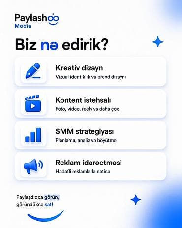 birə: Paylashoo Media – Brendinizin rəqəmsal tərəfdaşı SMM agentliyi olaraq — 3