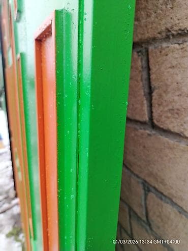 dəmir darvazalar işlənmiş: İşlənmiş Dəmir Həyət darvazası, Mexaniki, Qapı ilə, rəng - Yaşıl, Kredit yoxdur, Ödənişli çatdırılma — 7