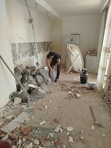 boya isleri: Dəmir-beton və kərpic arakəsmələrin sökülməsi, planlama dəyişiklikləri — 5