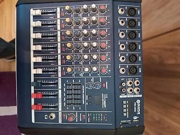 korg pa 700 satilir: Mapus PMX-602D audio mikser - 6 kanallı mikser (CH1–CH6), hər kanalda — 2