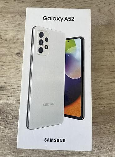 samsung a52 case: Samsung Galaxy A52, 128 GB, rəng - Ağ, Barmaq izi, İki sim kartlı, Face ID — 2
