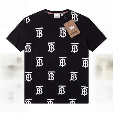 Futbolkalar: Futbolka, Burberry, M, rəng - Qara — 1