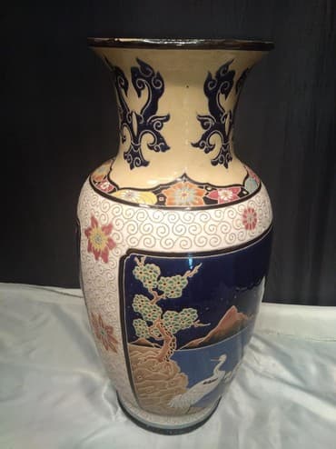 ad günü dekoru: Vaza (Kitay)antikvariat 40 -50 illər eni 30 sm;hündürlüyü 55 sm — 2