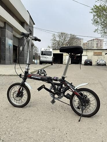 teker velosiped: Qatlanan mini velosiped – şəhər üçün yığcam və praktik model - — 4