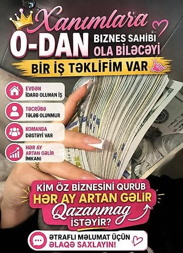 Marketoloq tələb olunur, İstənilən yaş, Təcrübəsiz
