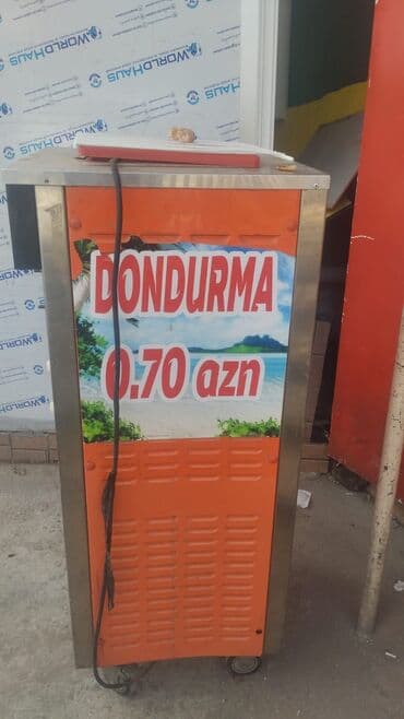 toster qiyməti: Xanim🥰³⁷⁷⁷ Dondurma aparati 0 faza ile iwleyir Qiymet 2400 azn Unvan — 1
