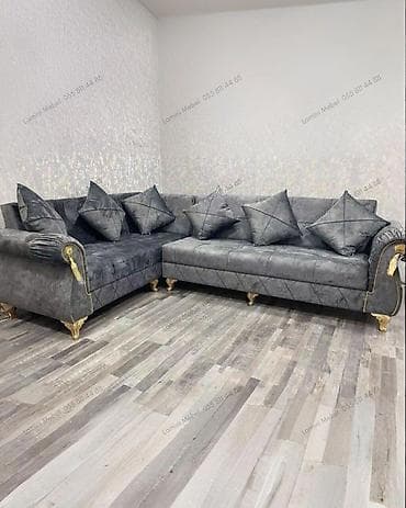 Künc Divan Eviniz üçün geniş mebel seçimi: divanlar, dolablar