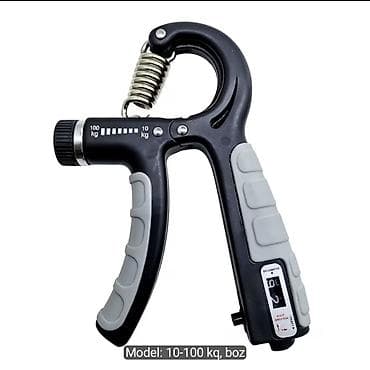 Спорт и отдых: Tənzimlənən əl məşq qurğusu (hand gripper) - Güc aralığı: 10–100 kq — 1