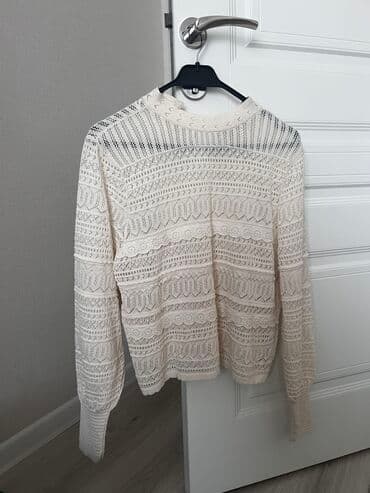 yundan kişi sviterləri: Sviter, Zara, S, rəng - Bej — 1