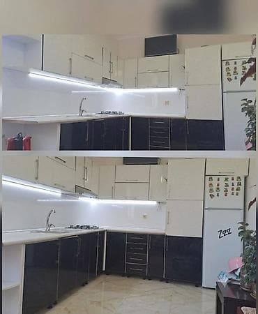 299₼ MƏTBƏX MEBELİ – TƏCİLİ SATILIR Ölçü: 3×3 Komplekt: - Üst və alt