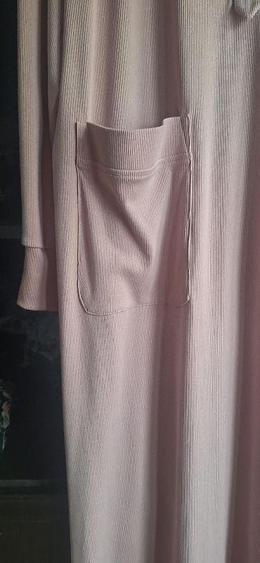 duz golu: Qadın geyimi – uzun trikotaj paltar - Brend: Nilufer - Rəng — 2