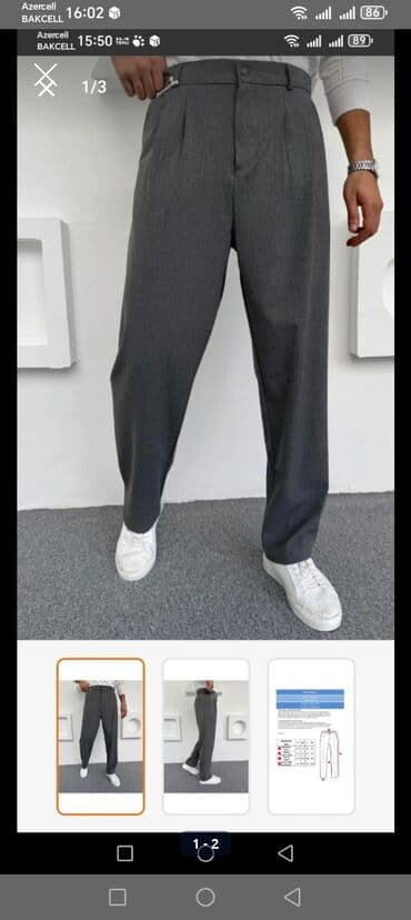 Klassik Şalvar, XS, rəng - Qara — 4