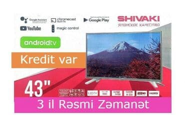 shivaki electronics: Yeni Televizor Shivaki 43" Ünvandan götürmə — 1