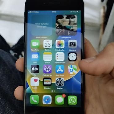 iphone 15 kreditle: IPhone 8, 64 GB, Jet Black, Face ID, Barmaq izi — 10