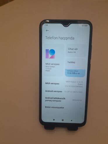 телефон fly era energy 2: Redmi 9A, 32 ГБ, цвет - Черный, Face ID — 6