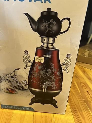 kontakt home samovar: EUROLUX elektrik samovarı və çaydan dəsti - Brend: EUROLUX - Tip — 5