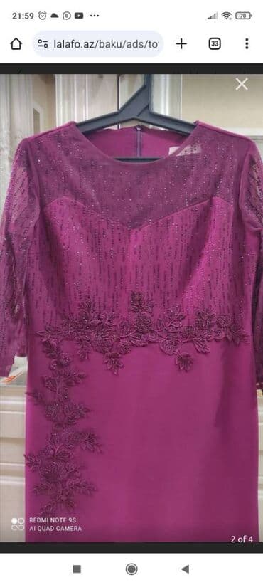 Ziyafət geyimi 42-44 razmer yeni kimidi.1 dəfə toya geyinilib lalafo.az -da Ziyafət geyimi 42-44 razmer yeni kimidi.1 dəfə toya geyinilib