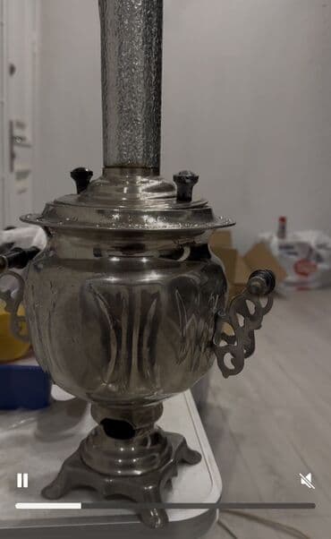 самовар на дровах: İşlənmiş Od Samovar, 3 l, Ünvandan götürmə — 2