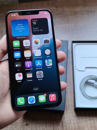 iphone 6 plus ikinci el: IPhone 12 Pro Max, 128 GB, Pacific Blue, Face ID — 2