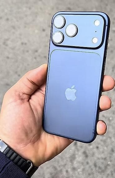 iphone se azerbaycan: IPhone 17 Pro, Mavi, Simsiz şarj — 1
