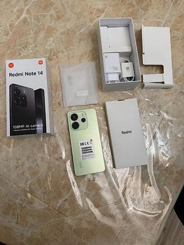 sensor pitiminutka: Redmi Note 14, 128 GB, rəng - Yaşıl, Barmaq izi, Face ID, Sensor — 2