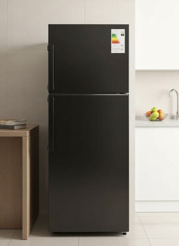 satmaq: Mətbəx üçün iki qapılı soyuducu - Rəng: qrafit/qaranlıq inox - Üst — 1