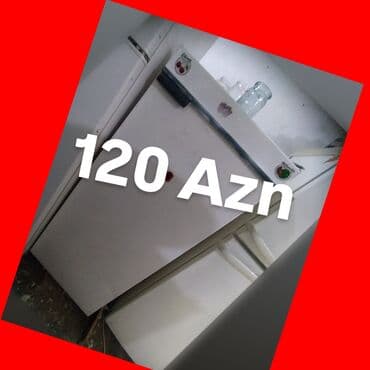 Qabyuyan maşınlar: Soyuducu – 120 AZN - Ağ rəngli, iki qapılı model: yuxarıda dondurucu — 1