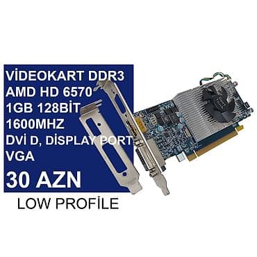 nod 8: Videokartlar ⭐Videokart AMD HD 6570 1GB 128bit 1600Mhz Sapphire DVİ D — 3