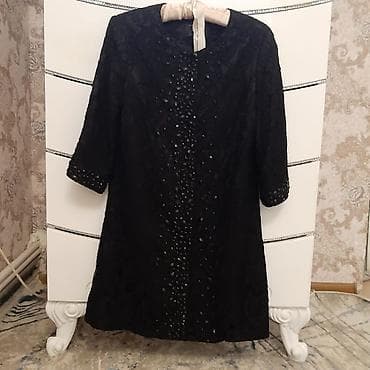 hərbi geyimlər: Qadın krujeva üst geyimi/kardiqan - Rəng: qara - Material: krujeva — 2